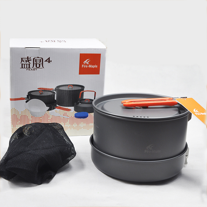 Camping Cooking Set 2 Person - 파이어 메이플 4-5인용 조리기구 세트, 냄비