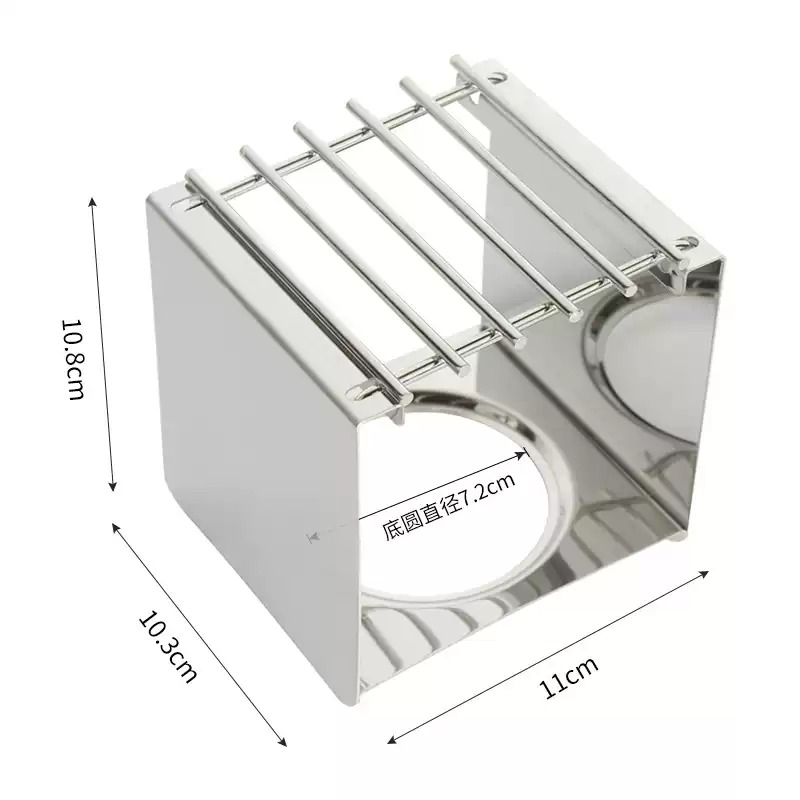 Camping Cooking Utilities - 스테인리스 스틸 사각 커피 스토브 스탠드,