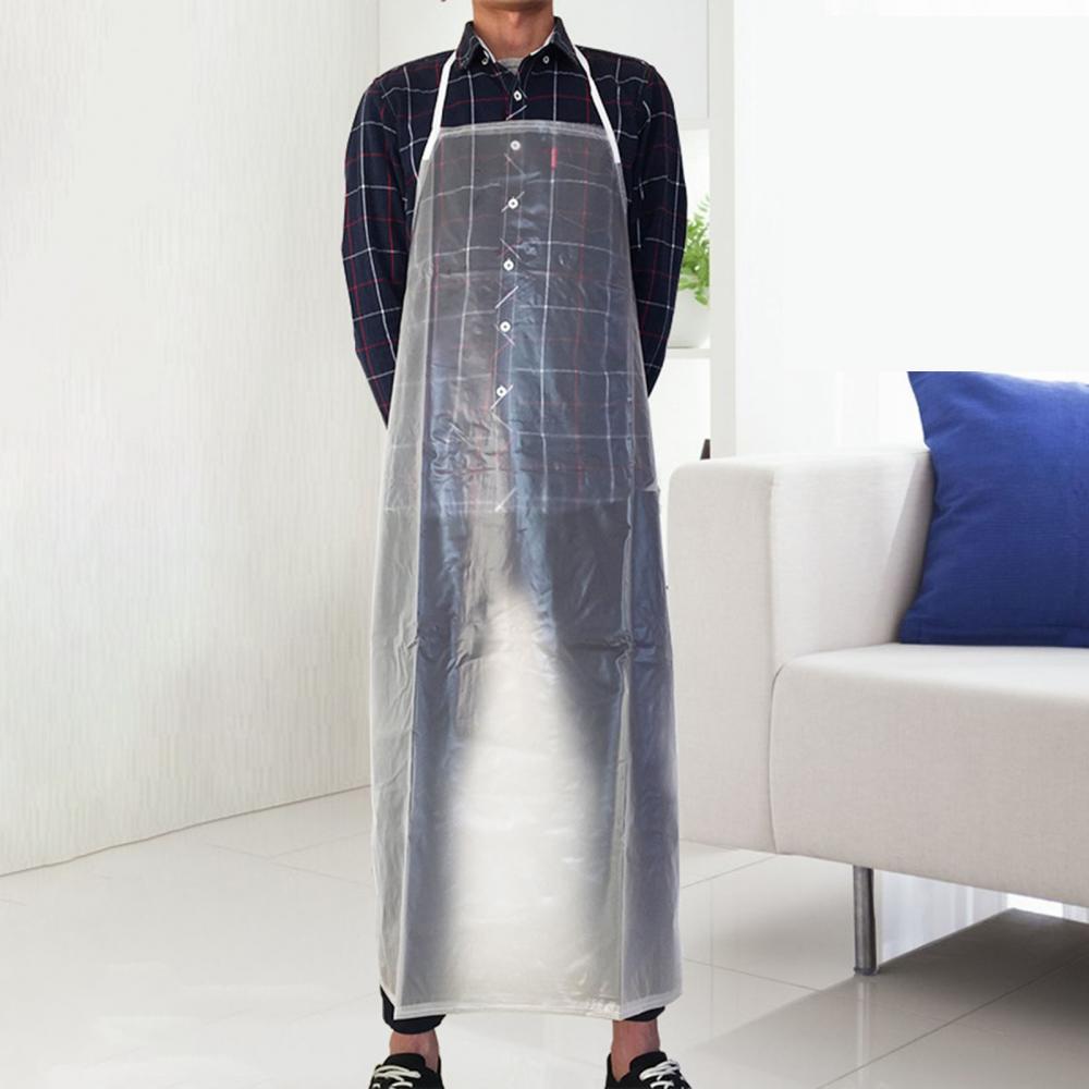 Camping Cooking Apron - 앞치마 방수 투명 투명 PVC 앞치마