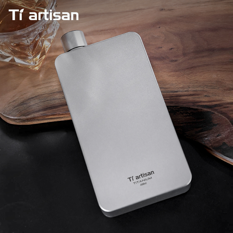 티아티산 400ML 티타늄 힙 플라스크 위스키 와인 병 - Camping Cooking Utilities 리뷰 및 가격