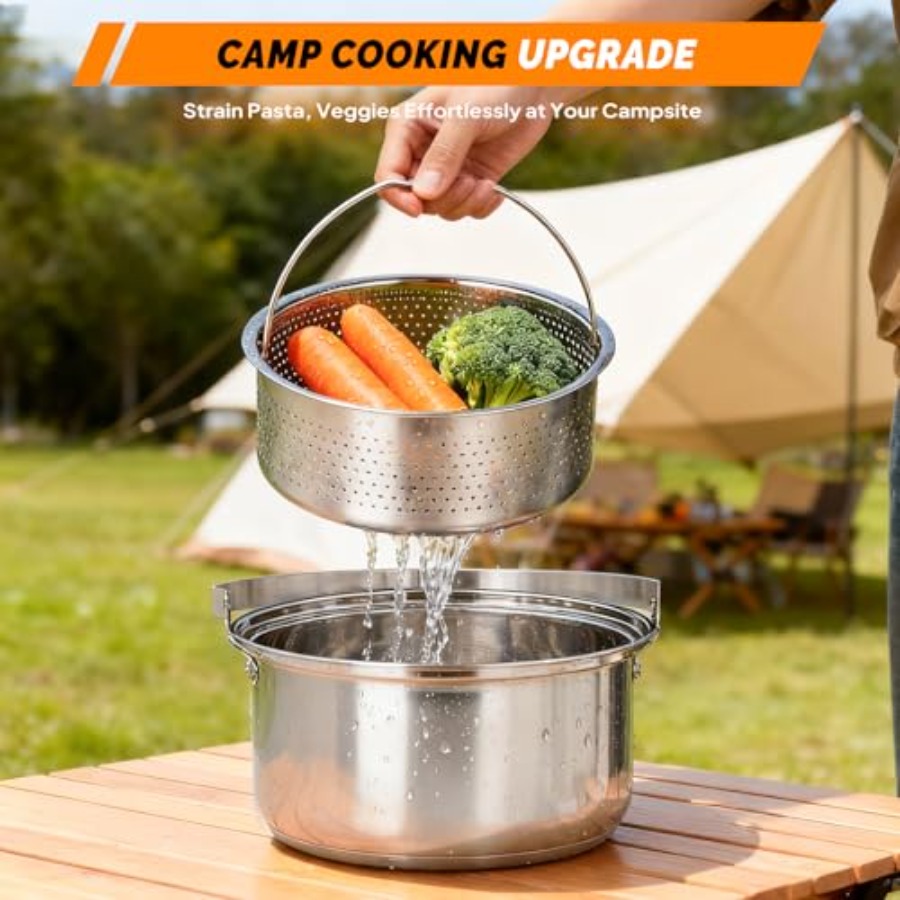 캠핑 조리기구 세트, 4~6인용 캠프파이어 요리를 위한 - Camping Cooking Mess Kit 리뷰 및 가격