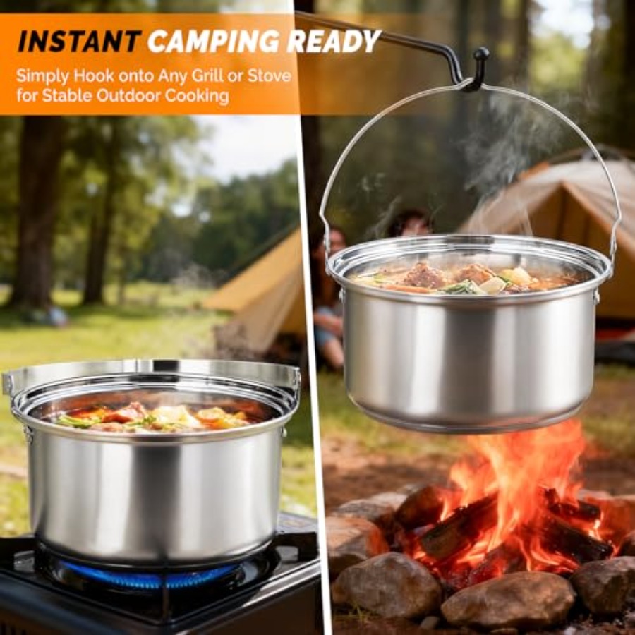 캠핑 조리기구 세트, 4~6인용 캠프파이어 요리를 위한 - Camping Cooking Mess Kit 리뷰 및 가격