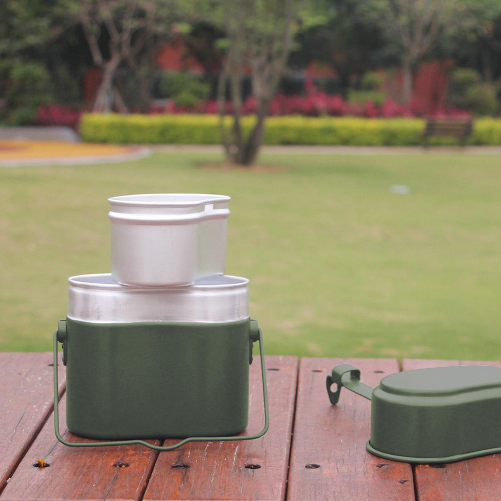 3개/세트 도시락 알루미늄 냄비 및 프라이팬 세트 캠핑 - Camping Cooking Mess Kit 리뷰 및 가격