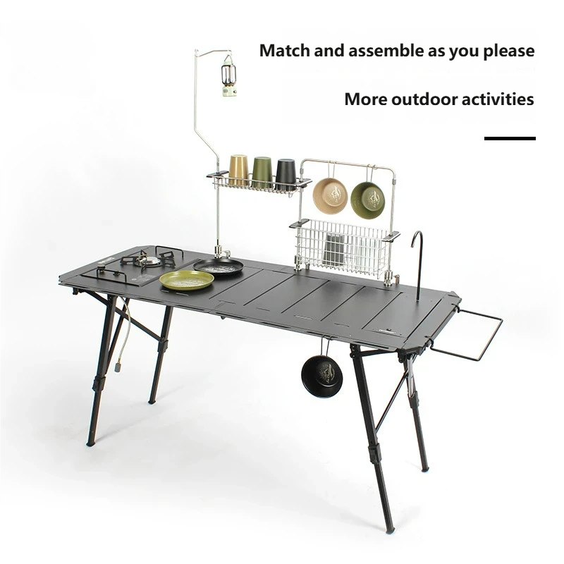 휴대용 알루미늄 합금 IGT 테이블 야외 캠핑 접이식  - Camping Cooking Area 리뷰 및 가격