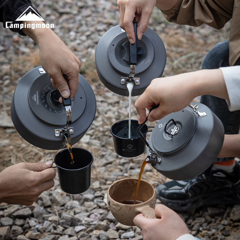 CAMPINGMOON 캠핑 티팟, 야외 주전자, 대용량 - Camping Cooking Set 2 Person 리뷰 및 가격