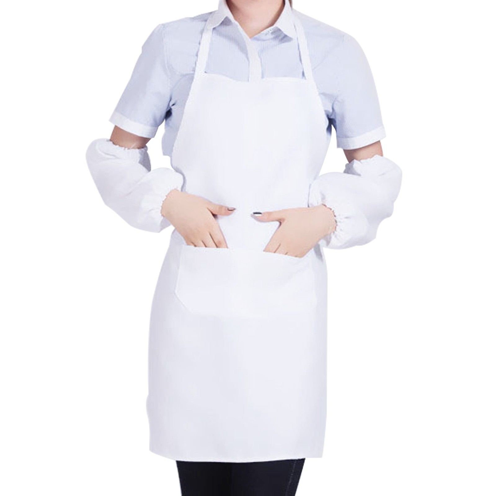 1/3pcs 여성 남성을위한 흰색 주방 앞치마 그릴 레 - Camping Cooking Apron 리뷰 및 가격