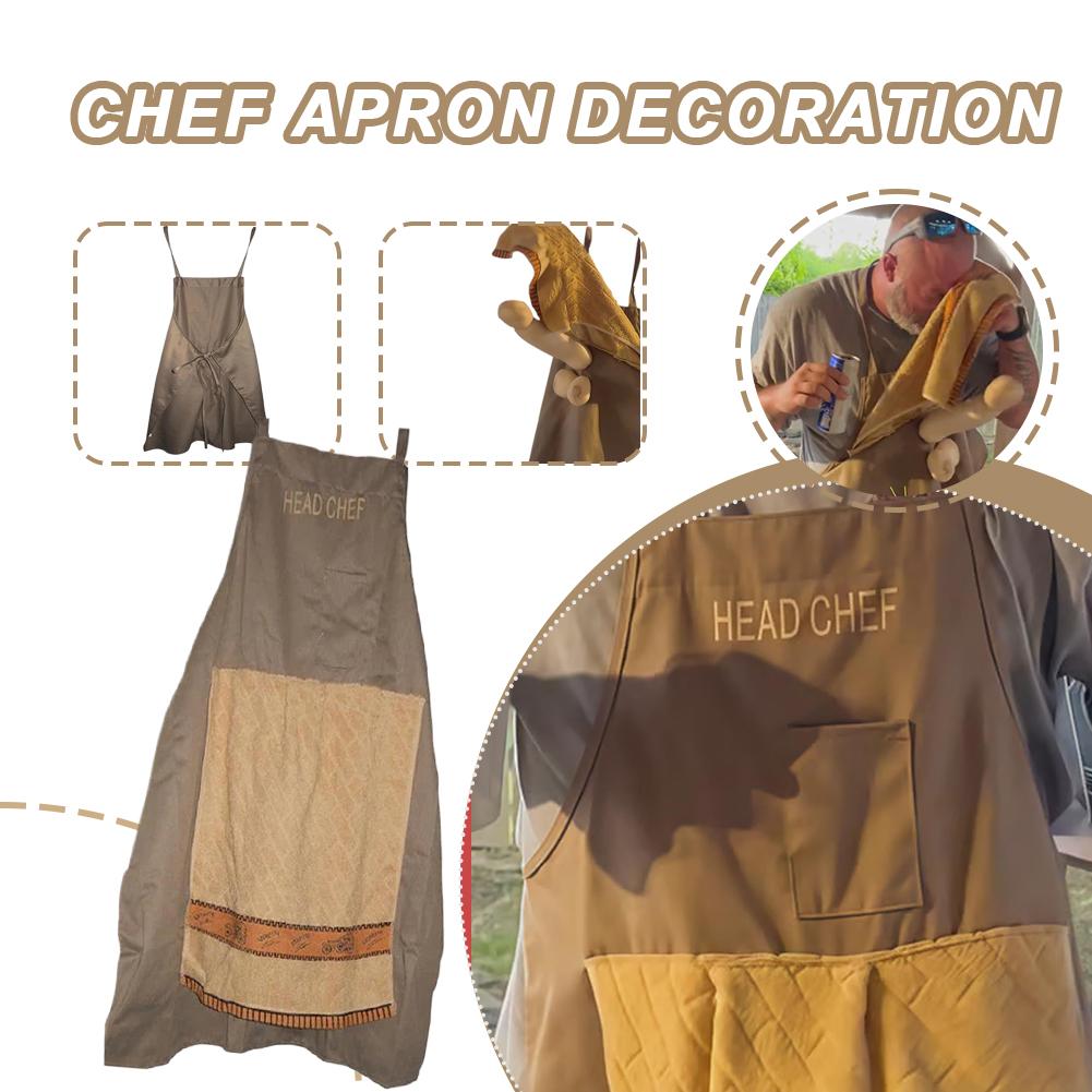 포켓 셰프스 프랭크 에이프런으로 만든 창의적인 장난,  - Camping Cooking Apron 리뷰 및 가격