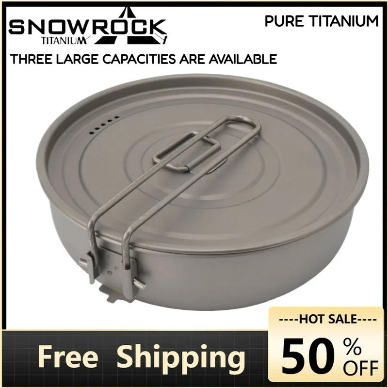 스노우락 티타늄 프라이팬(스테인리스 스틸 접이식 손잡이 - Camping Cooking Set 2 Person 리뷰 및 가격