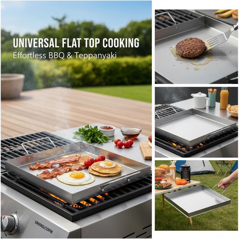 범용 플랫탑 그리들 18x16인치 캠핑, 테일게이팅 파 - Camping Cooking Grill 리뷰 및 가격