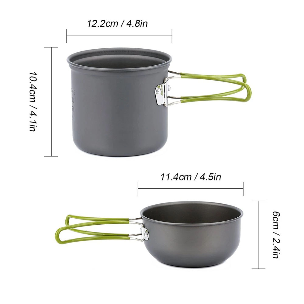 캠핑 조리기구 엉망 키트 초경량 캠핑 냄비 세트 하이킹 - Camping Cooking Set 2 Person 리뷰 및 가격
