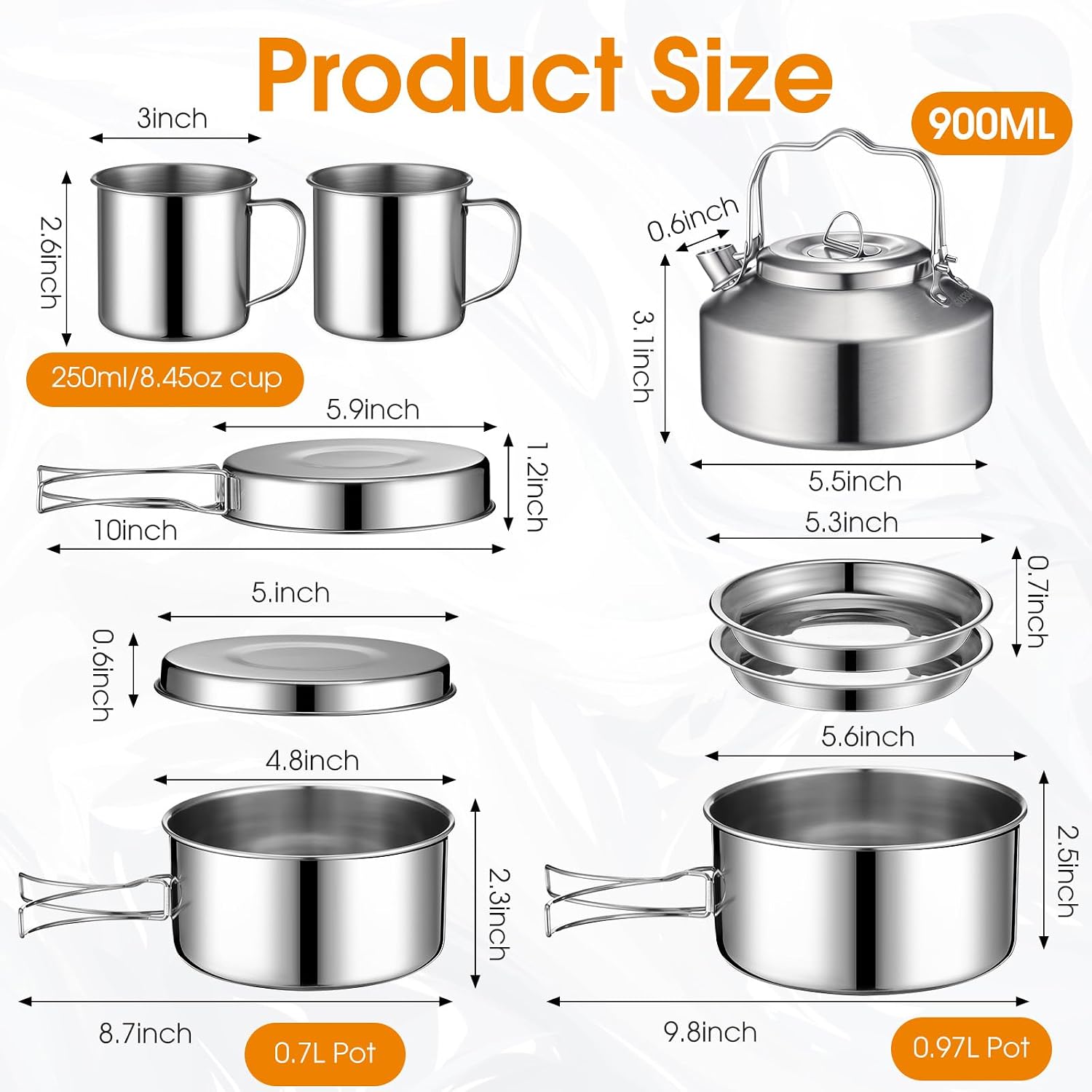 2026년 신규 업그레이드 펀니룸 15종 캠핑 조리기구 - Camping Cooking Mess Kit 리뷰 및 가격