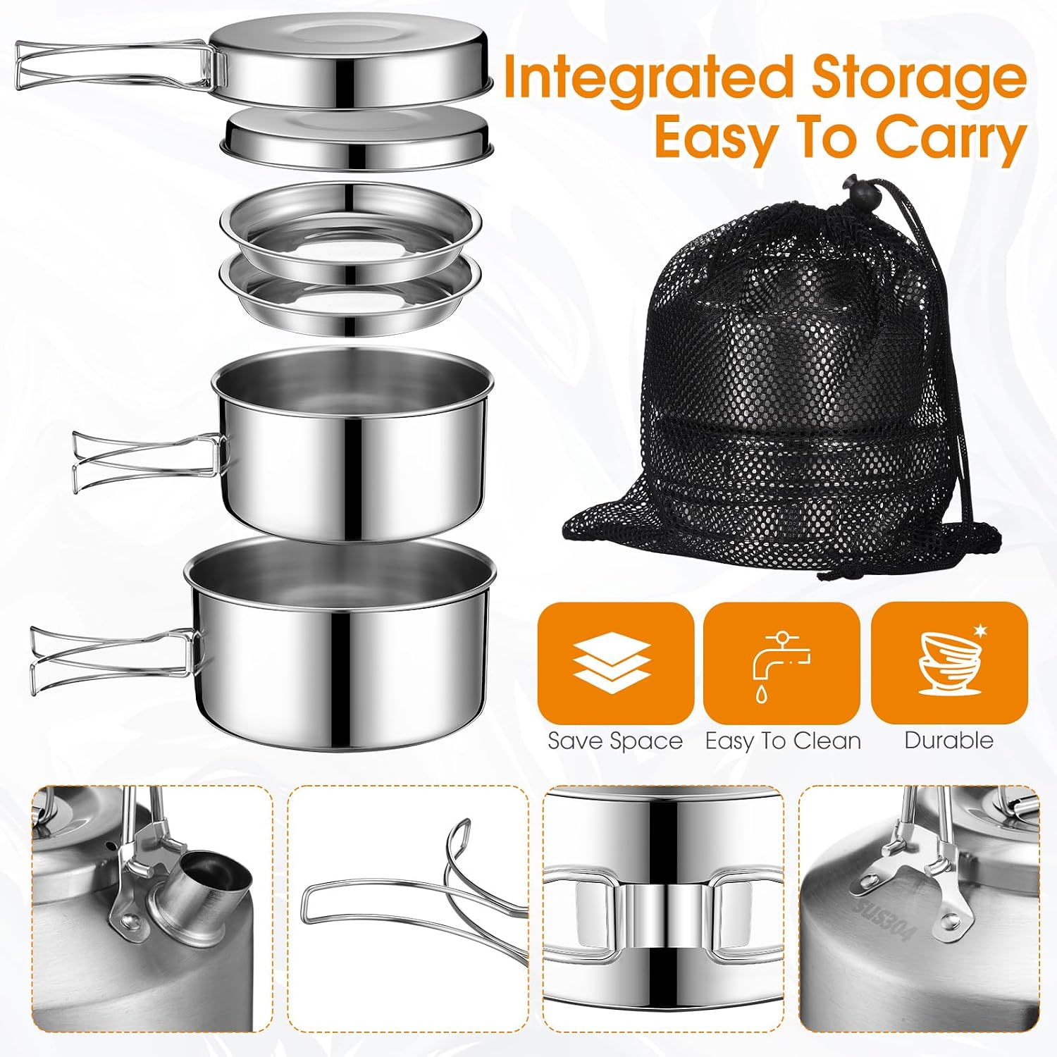 2026년 신규 업그레이드 펀니룸 15종 캠핑 조리기구 - Camping Cooking Mess Kit 리뷰 및 가격