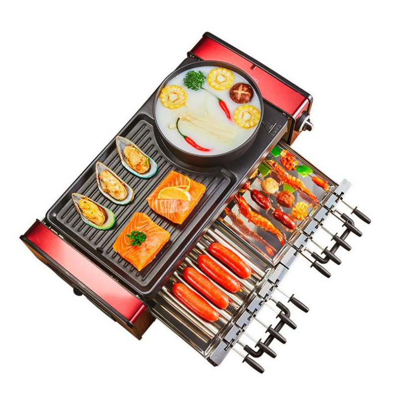 전기 그릴 캠핑용 핫팟 무연 가정용 논스틱 츄라스케이라 - Camping Cooking Hot Plate 리뷰 및 가격