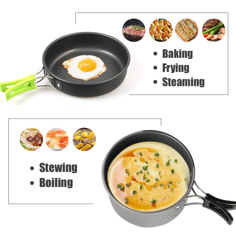 WESTTUNE 캠핑 조리기구 키트 알루미늄 야외 휴대 - Camping Cooking Utilities 리뷰 및 가격