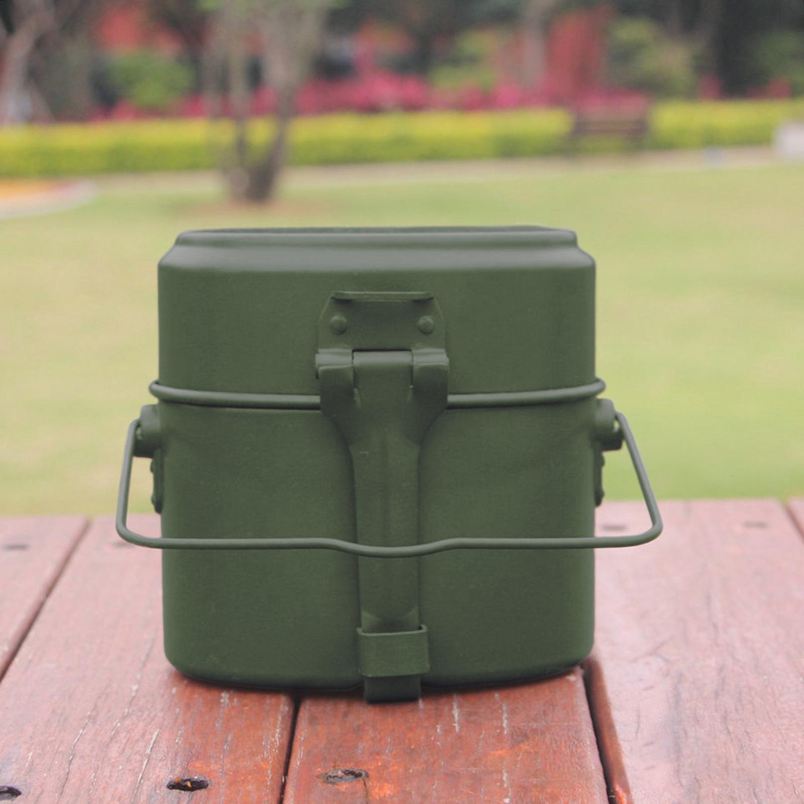 야외용 조리기구 세트 알루미늄 도시락 보온팬 식기 세트 - Camping Cooking Mess Kit 리뷰 및 가격