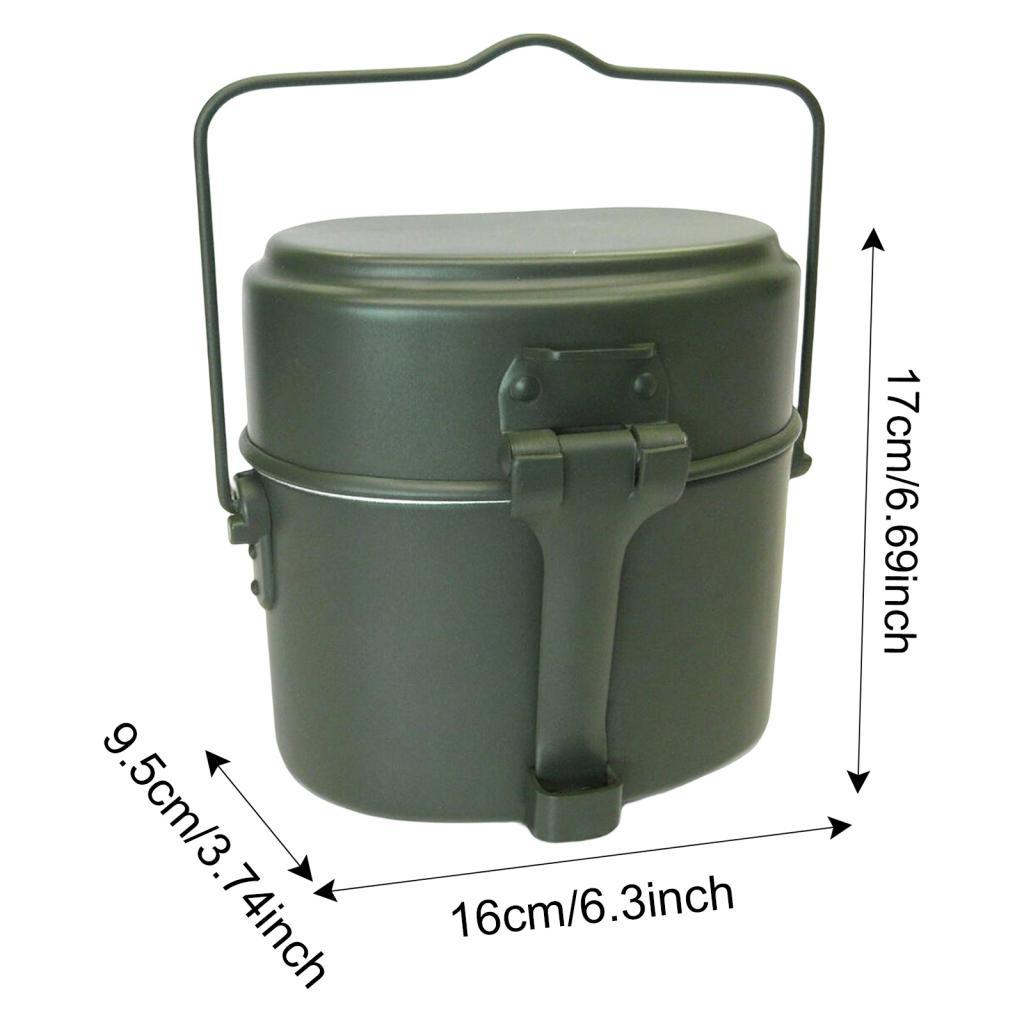 야외용 조리기구 세트 알루미늄 도시락 보온팬 식기 세트 - Camping Cooking Mess Kit 리뷰 및 가격
