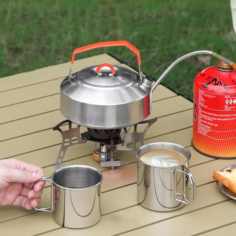 핫 세일 304 스테인리스 스틸 야외 캠핑 조리기구 세 - Camping Cooking Mess Kit 리뷰 및 가격