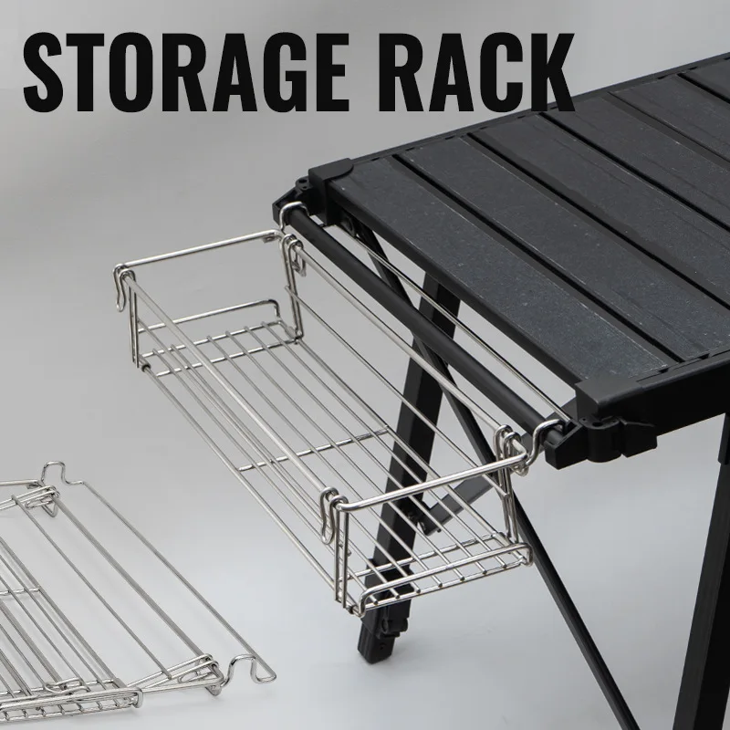 알루미늄 IGT 테이블 사이드 스토리지 랙 접이식 걸이 - Camping Cooking Table With Storage 리뷰 및 가격