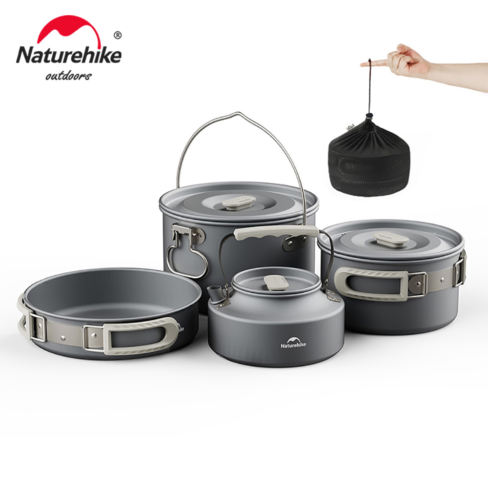 네이처하이크 캠핑 조리기구 키트 야외 프라이팬 휴대용  - Camping Cooking Set 2 Person 리뷰 및 가격