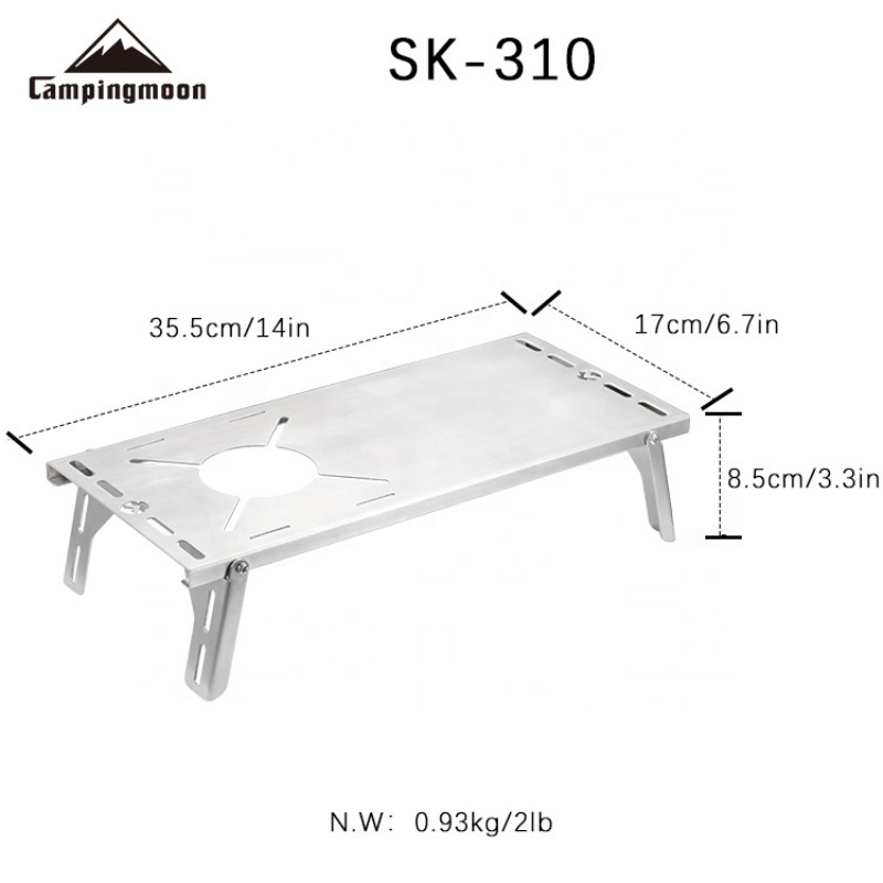 캠핑문 SK-310 다기능 휴대용 접이식 바베큐 그릴  - Camping Cooking Table With Storage 리뷰 및 가격