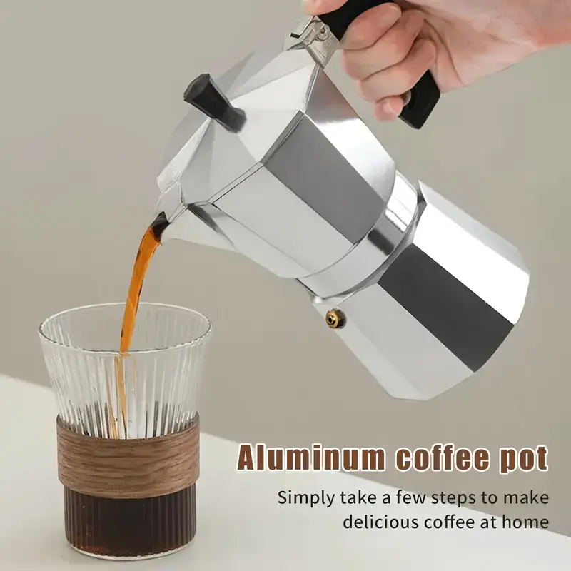 클래식 알루미늄 모카포트 50-300ML 가정용 스토브 - Camping Cooking Utensils 리뷰 및 가격