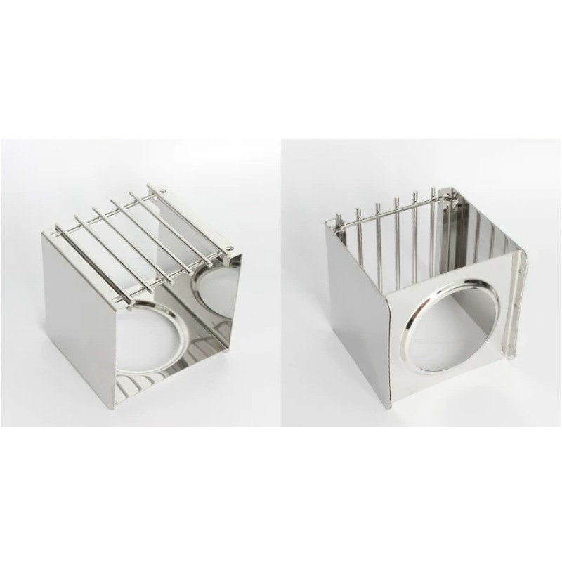 스테인리스 스틸 사각 커피 스토브 스탠드, 모카 포트  - Camping Cooking Utilities 리뷰 및 가격