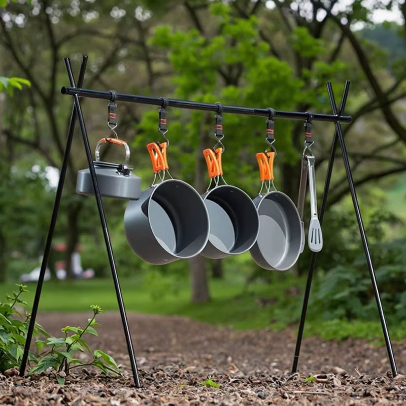 캠핑용 논스틱 경량 가스레인지 알루미늄 냄비 세트 휴대 - Camping Cooking Mess Kit 리뷰 및 가격