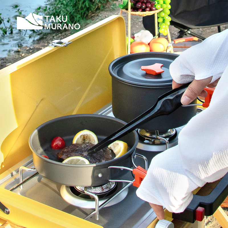 캠핑 조리기구 세트 야외 요리 초경량 알루미늄 냄비 주 - Camping Cooking Table With Storage 리뷰 및 가격