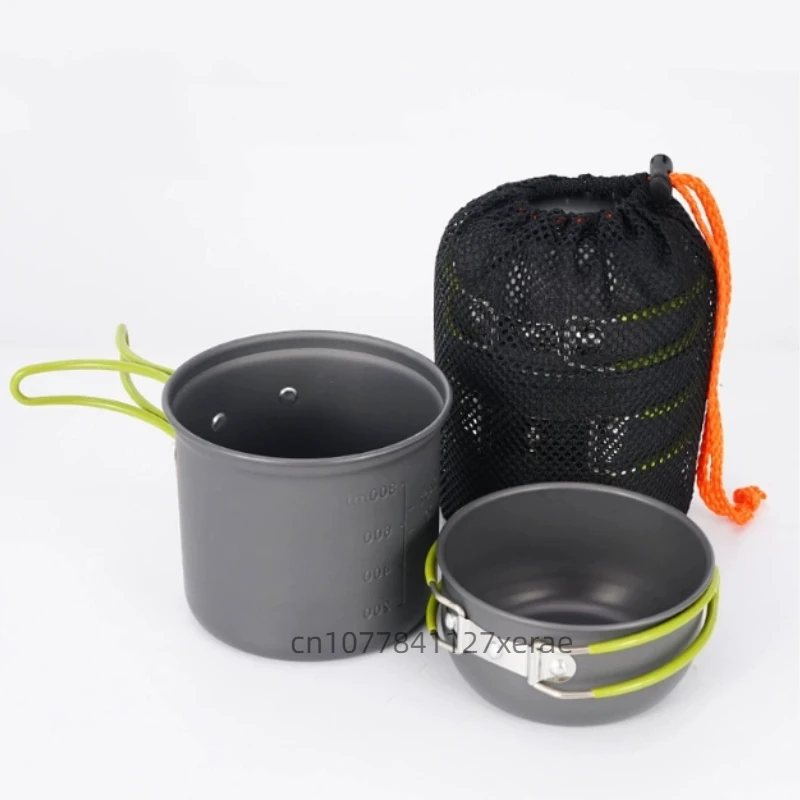 야외용 가정용 휴대용 알루미늄 접이식 그릇 및 냄비 피 - Camping Cooking Mess Kit 리뷰 및 가격