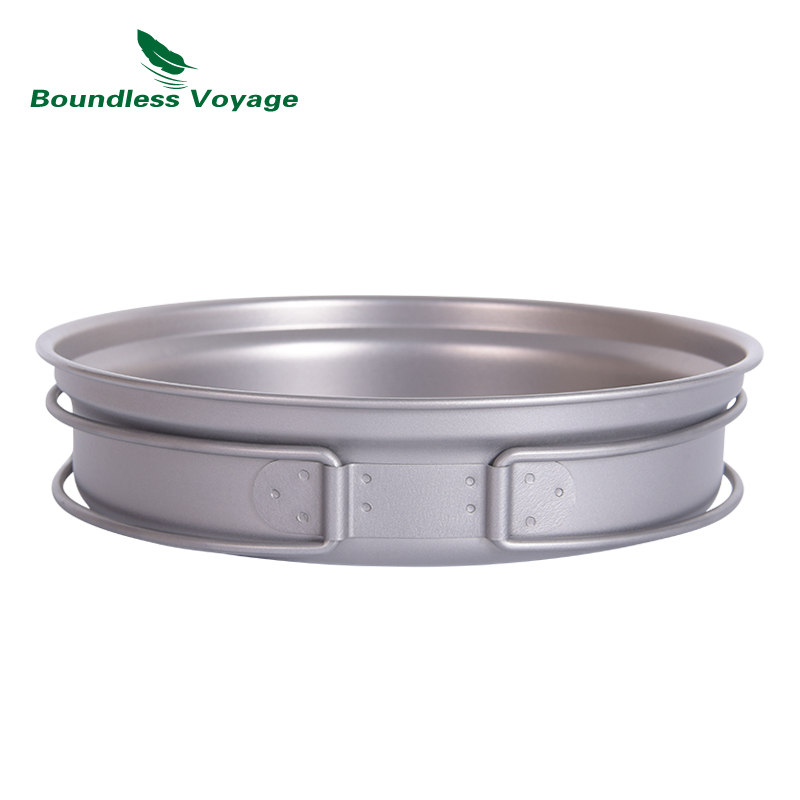 Boundless Voyage 티타늄 냄비 및 프라이팬 - Camping Cooking Mess Kit 리뷰 및 가격