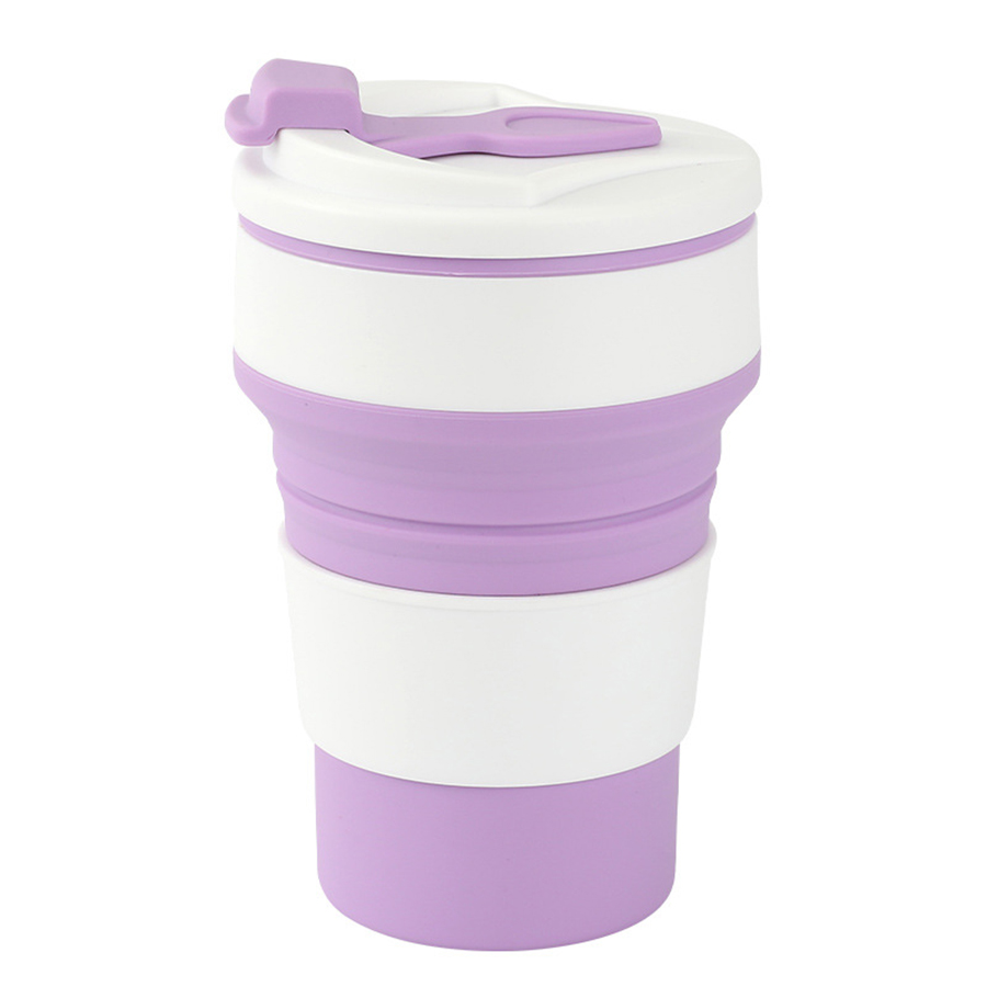 350ML 식품 등급 실리콘 접이식 컵, 뚜껑 포함,  - Camping Cooking Food 리뷰 및 가격