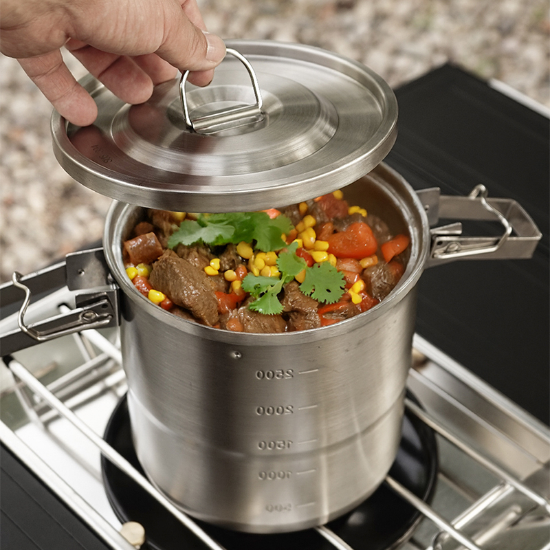 C69 야외용 스테인리스 식기 세트, 피크닉 및 캠핑용 - Camping Cooking Mess Kit 리뷰 및 가격