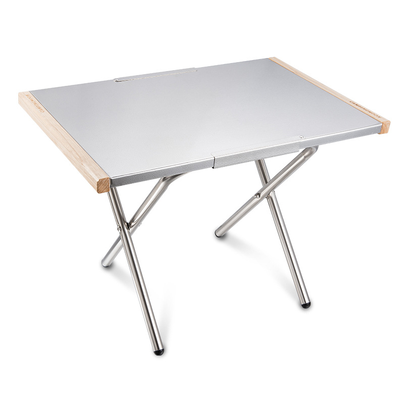 야외용 휴대용 스테인리스 테이블 캠핑문 T-370 휴대 - Camping Cooking Table With Storage 리뷰 및 가격